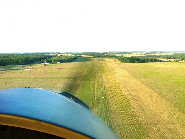 Anflug auf Eggersdorf